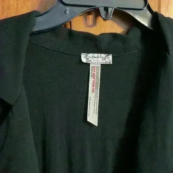 Free People Intimately Elsa black bodysuit with lace bottom. Size XS - Picture 2 of 8